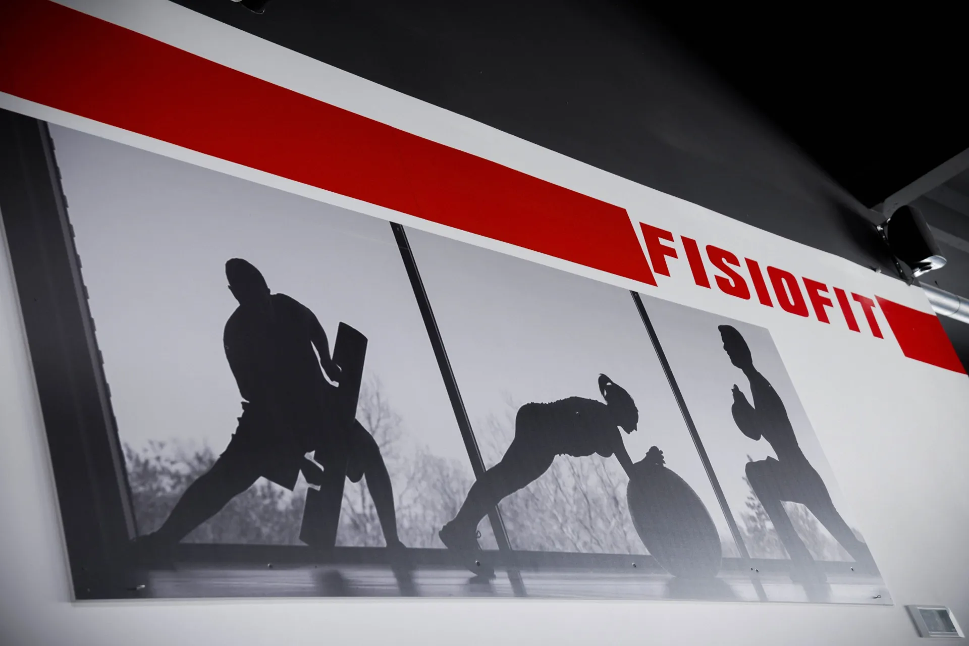 Decorazioni murali FISIOFIT – silhouette atletiche