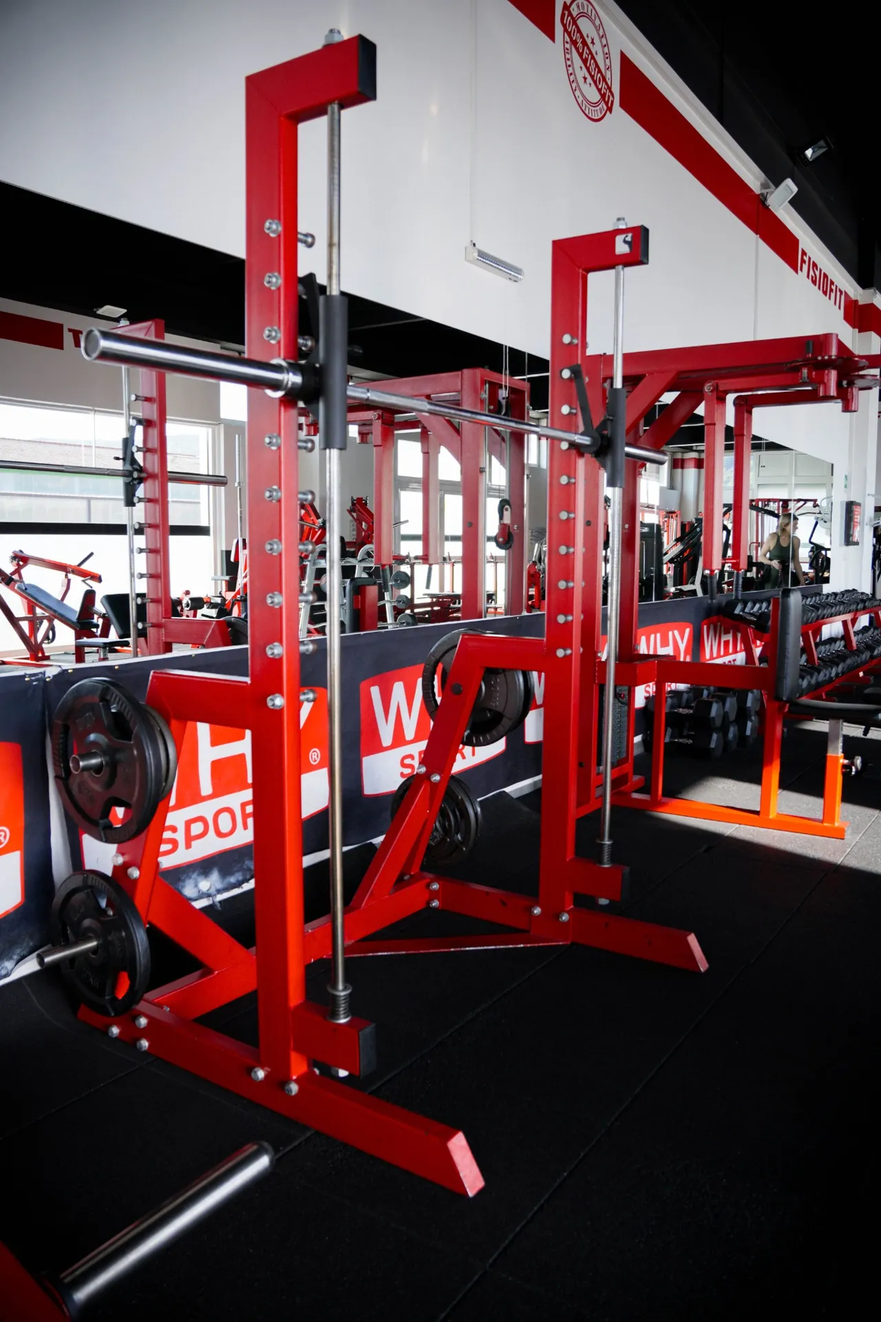 Squat rack FISIOFIT – zona forza e powerlifting